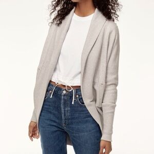 ARITZIA Wilfred Diderot Oatmeal Open Cardigan Oversized Sweater Size S
